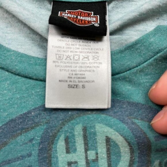 Y2k womens Harley Davidson top - Picture 4 of 4